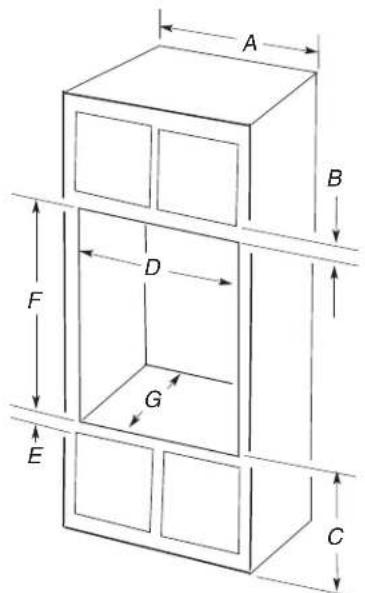 MAYTAG W10495947 - Cabinet Dimensions - 1
