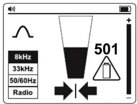 Amprobe UAT620 - Alertes à l'écran - 1