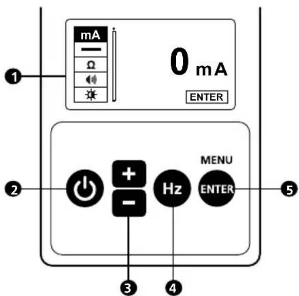 Amprobe UAT620 - Commandes du transmetteur - 1