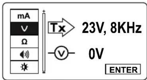 Amprobe UAT620 - Funciones del menu de configuración del transmisor - 2