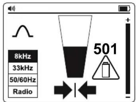 Amprobe UAT620 - Alertas en pantalla - 1
