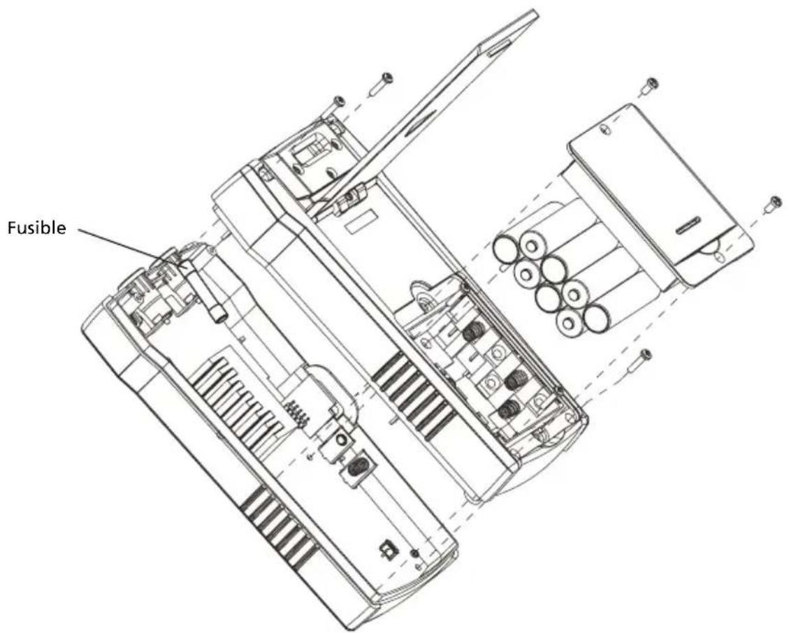 Amprobe AT6020 - Reemplazo del fusible del Transmisor: - 1