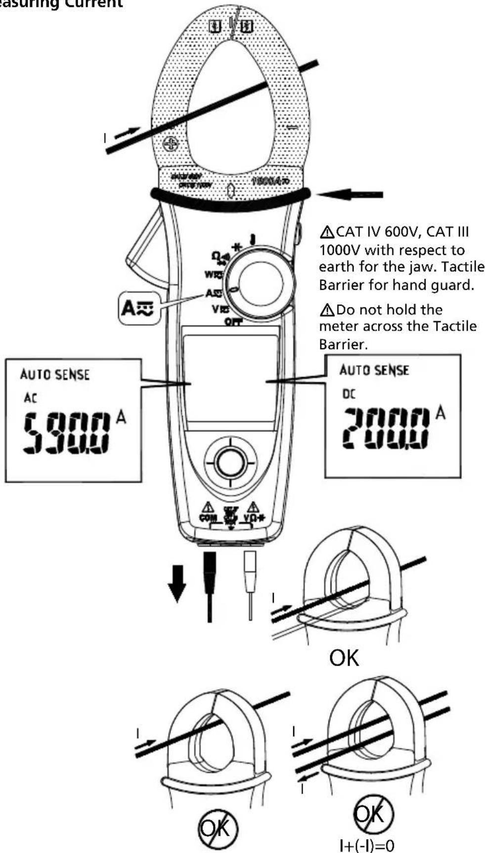 Amprobe ACDC54NAV - Measuring Current - 1
