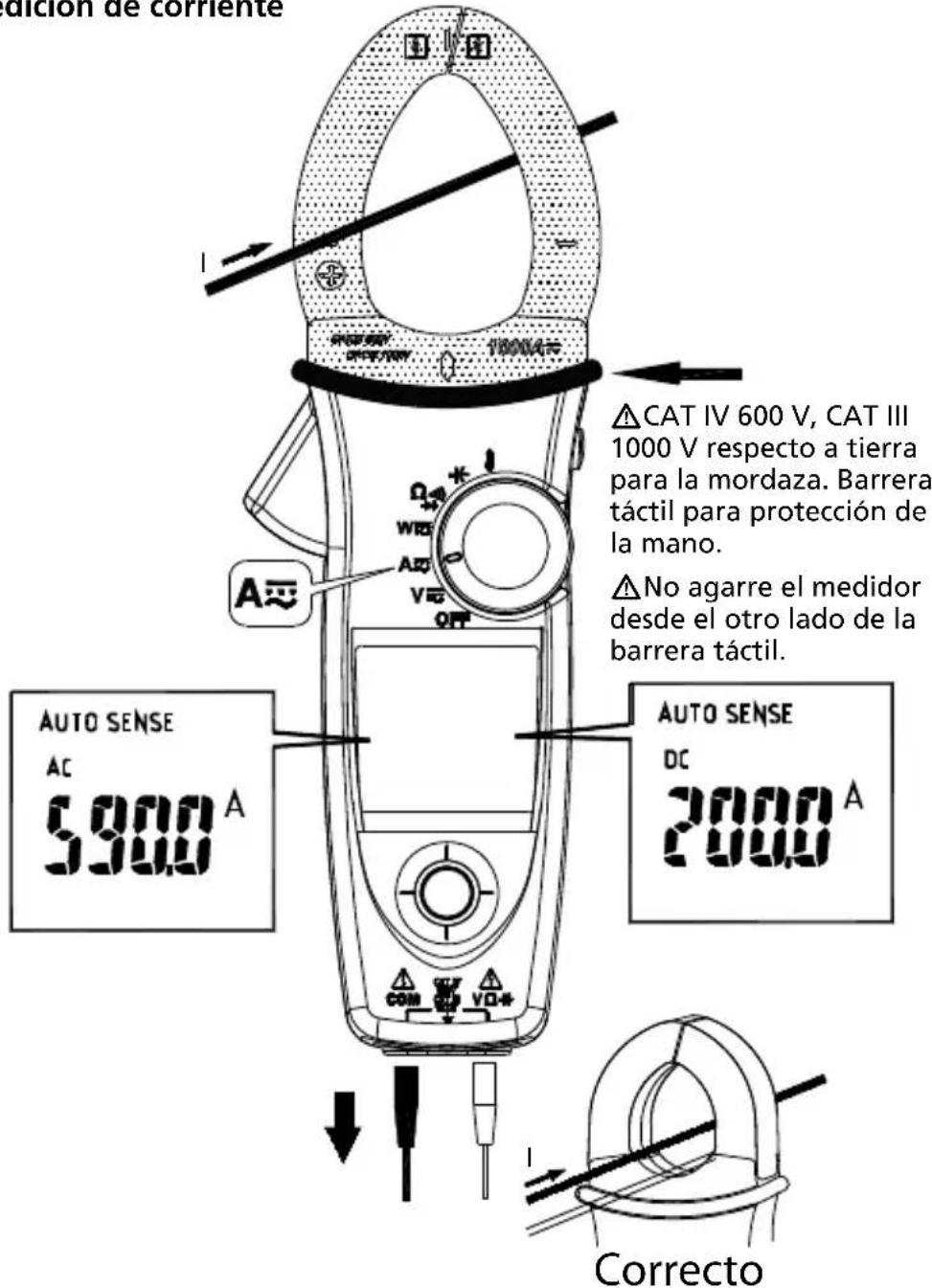 Amprobe ACDC54NAV - Medicón de corriente - 1