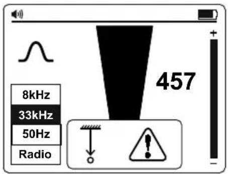 Amprobe UAT610 - Alertes relatives à la mesure de la profondeur - 1