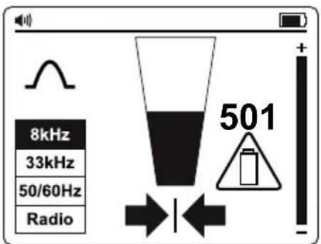 Amprobe UAT610 - Alertas en pantalla - 5
