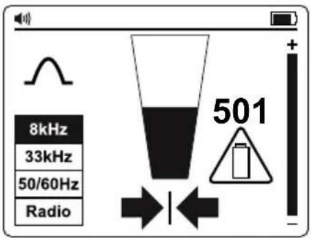 Amprobe UAT610 - Alertes à l'écran - 4