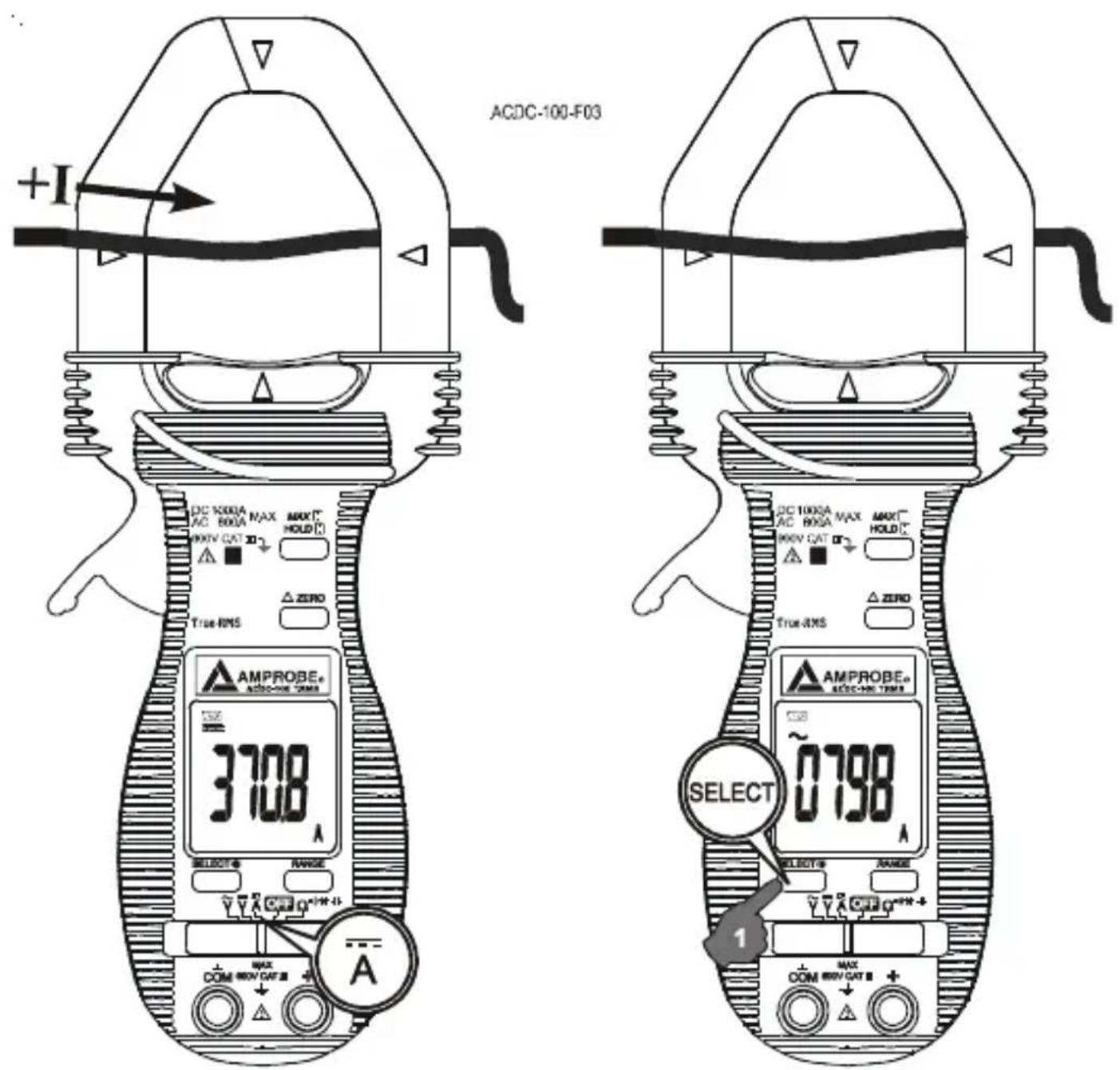 Amprobe ACDC100 - Courant A c.a. (pince) - 2