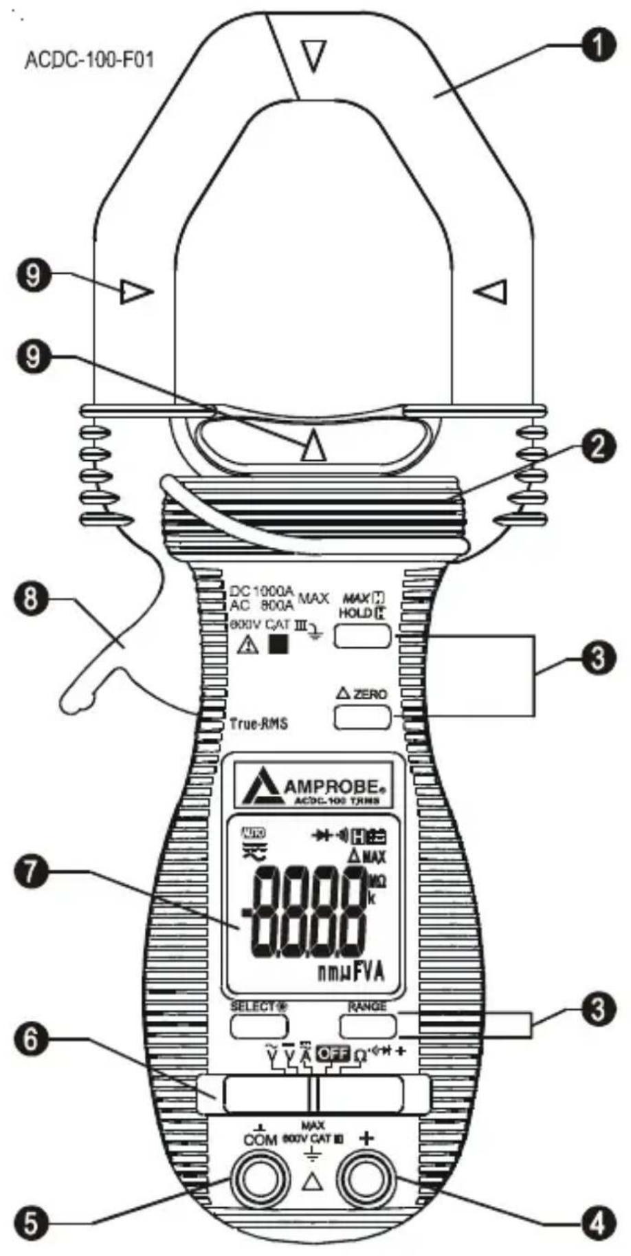 Amprobe ACDC100 - Reparaturen und Ersatz außerhalb des Garantiezeitraums - USA und Kanada - 1