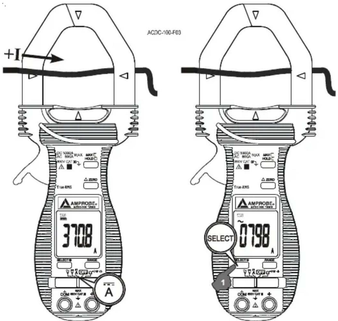Amprobe ACDC100 - ACA-Strom (Zange) - 2