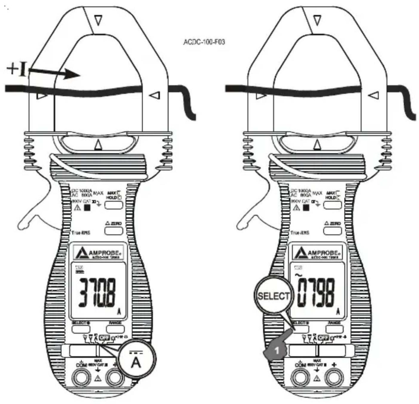 Amprobe ACDC100 - Misure di corrente alternata con la pinza - 2