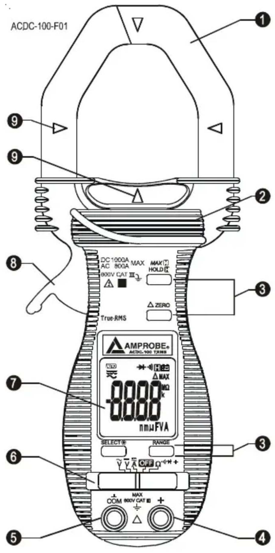 Amprobe ACDC100TRMS - Korrespondenzanschrift für Europa\* - 1