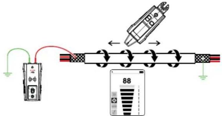 Amprobe AT6030 - Localización de cables blindados - 1