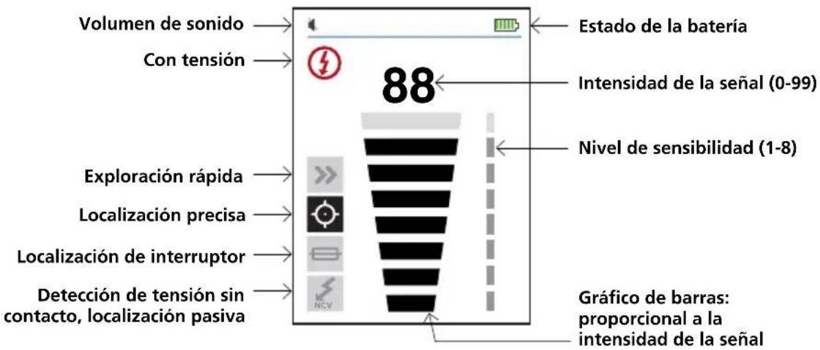 Amprobe AT6030 - Uso del Receptor AT-6000-R en el modo Localización precisa - 2