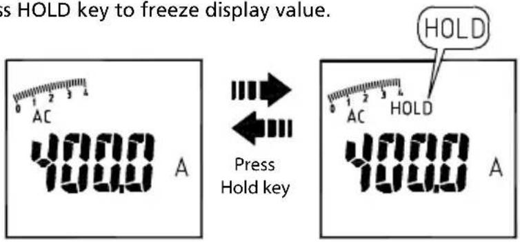 Amprobe ACDC52NAV - HOLD Key - 1