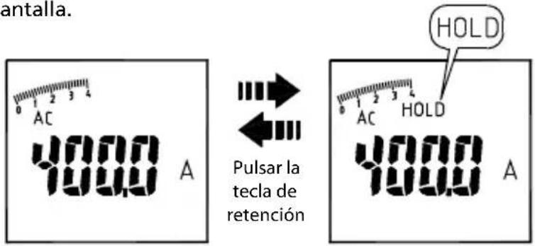 Amprobe ACDC52NAV - Tecla de retención (HOLD) - 1