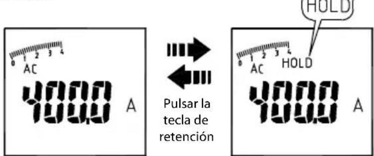 Amprobe ACD50NAV - Tecla de retencion (HOLD) - 1