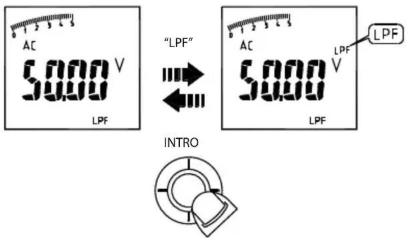 Amprobe ACD50NAV - LPF (sólo en modo CA) - 1