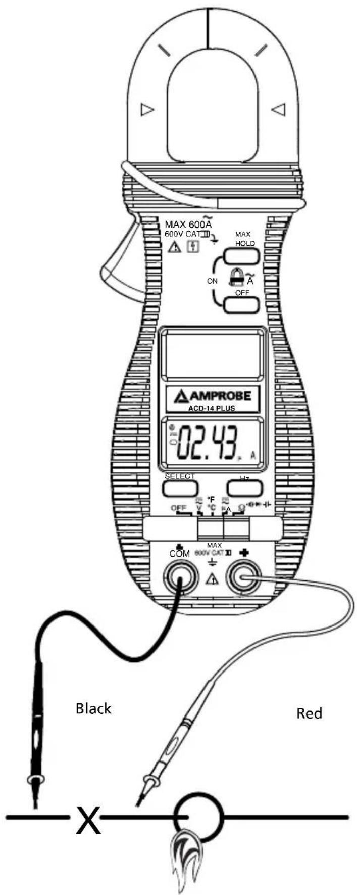 Amprobe ACD14PLUS - Measuring Resistance - 6