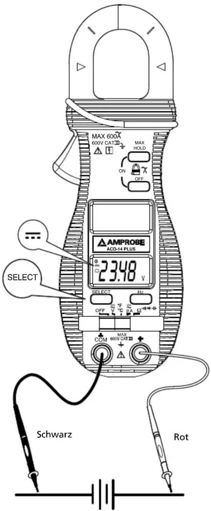 Amprobe ACD14PLUS - Diodentester / Leerlaufspannung Prüfstrom - 1