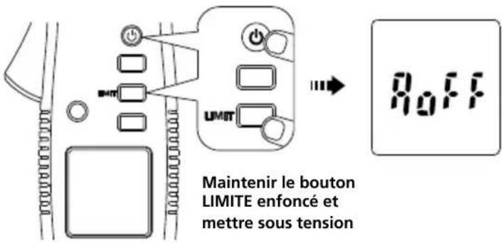 Amprobe ALC110 - Affichage lorsque la limite est dépassée : - 3