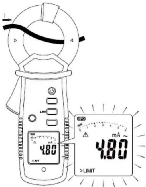 Amprobe ALC110 - Limit selection: - 2