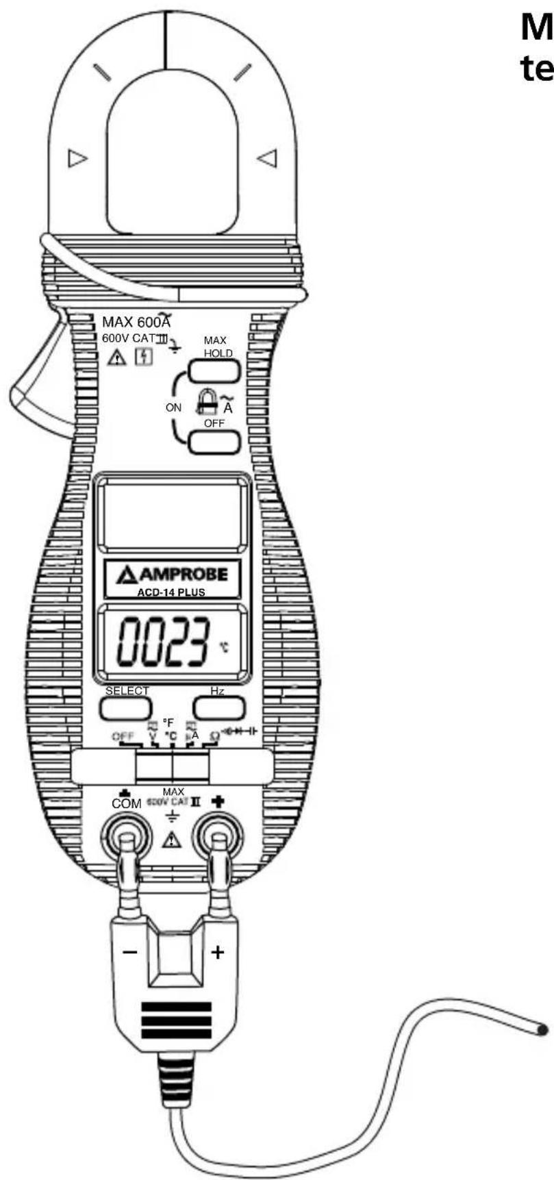 Amprobe ACD14 TRMSPLUS - Medición de temperatura - 1