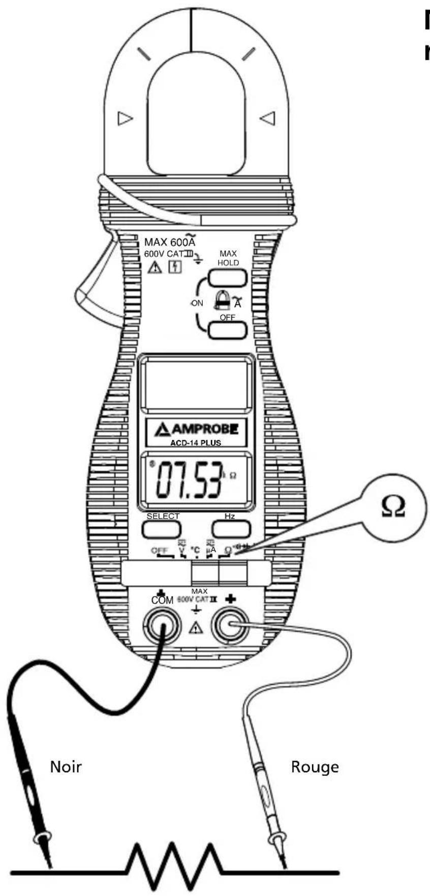 Amprobe ACD14 TRMSPLUS - Mesures de résistance - 1