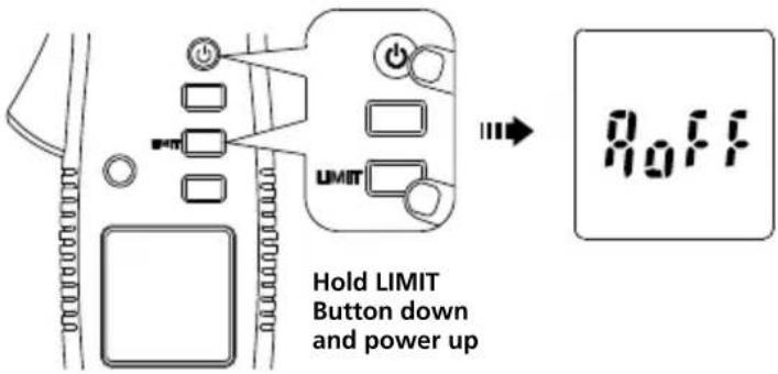 Amprobe AC50A - Display when limit is exceeded: - 3