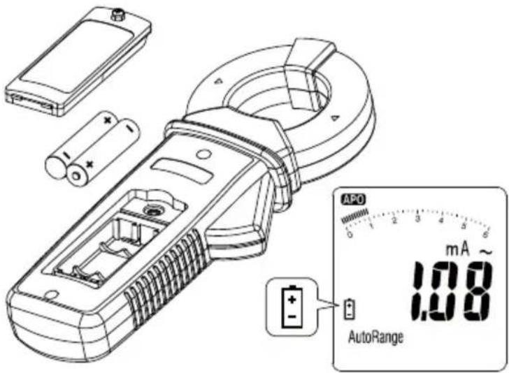 Amprobe AC50A - BATTERY REPLACEMENT - 1