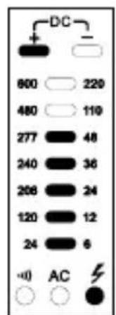 Amprobe VPC12 - Mesure de la tension - 3