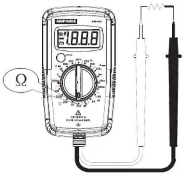 Amprobe PK110 - Mesure de la résistance - 2