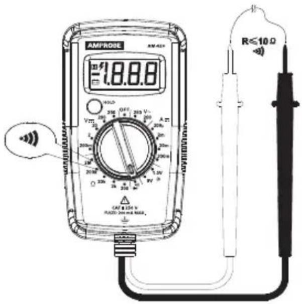 Amprobe PK110 - Medición de continuidad - 2