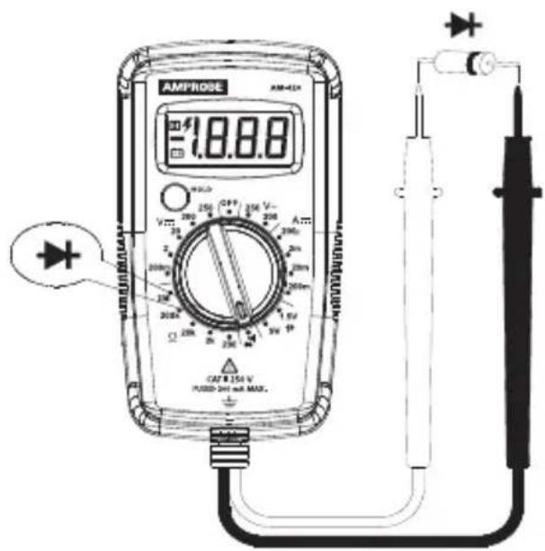 Amprobe PK110 - Mesure de la diode - 2