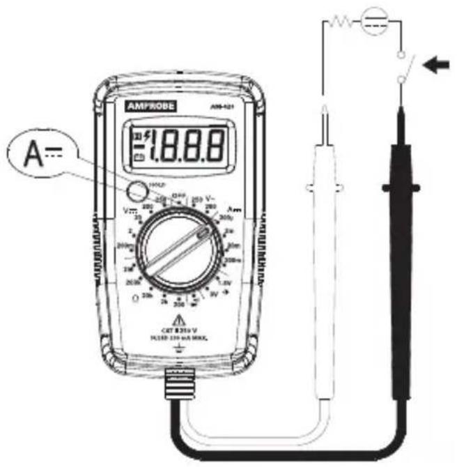 Amprobe PK110 - Medición de corriente CC - 2
