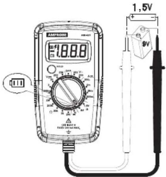 Amprobe PK110 - Prueba de baterías - 2