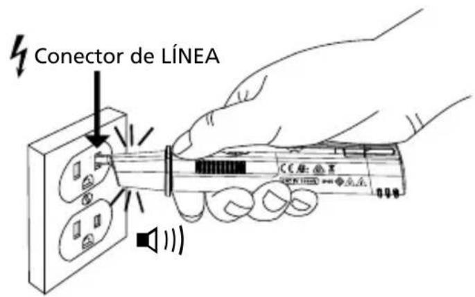 Amprobe NCV1030 - como realizar pruebas en receptaculos: - 1