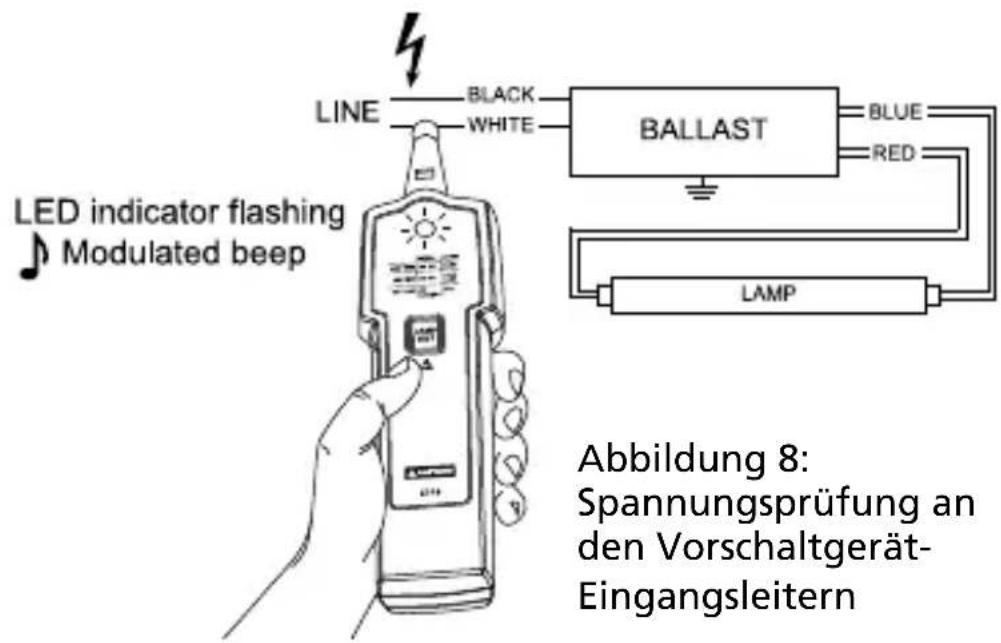 Amprobe LT10 - Spannungsprüfung mit der Sonde - 1