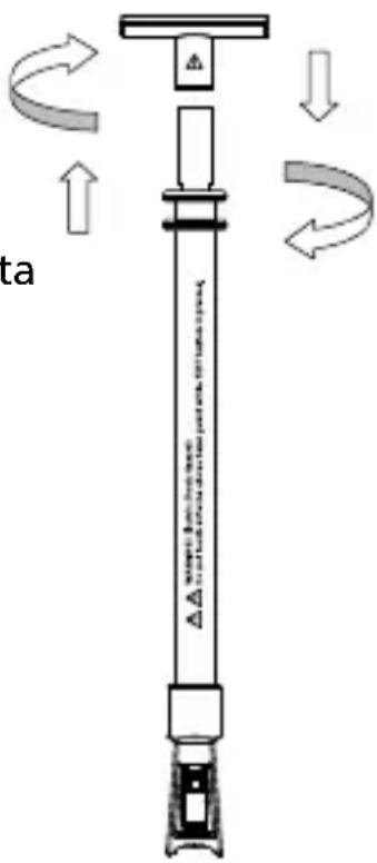 Amprobe LT10 - Sätta fast och ta bort adaptern - 1