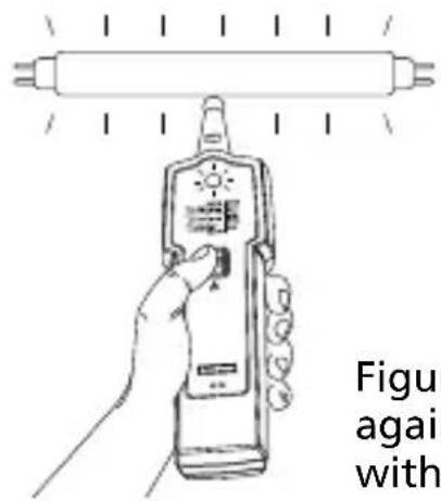Amprobe LT10 - Lamp test with the probe - 4