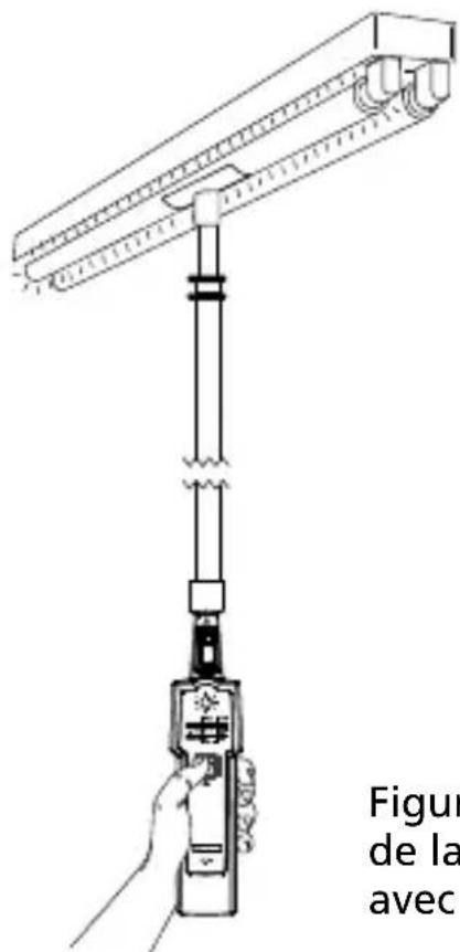 Amprobe LT10 - Test de lampe avec l'antenne - 1
