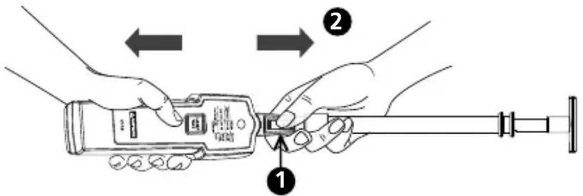 Amprobe LT10 - Rimozione dell'antenna - 1