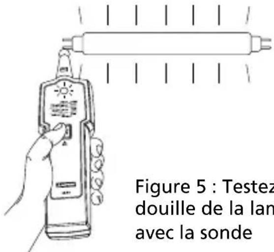 Amprobe LT10 - Test de lampe avec la sonde - 3