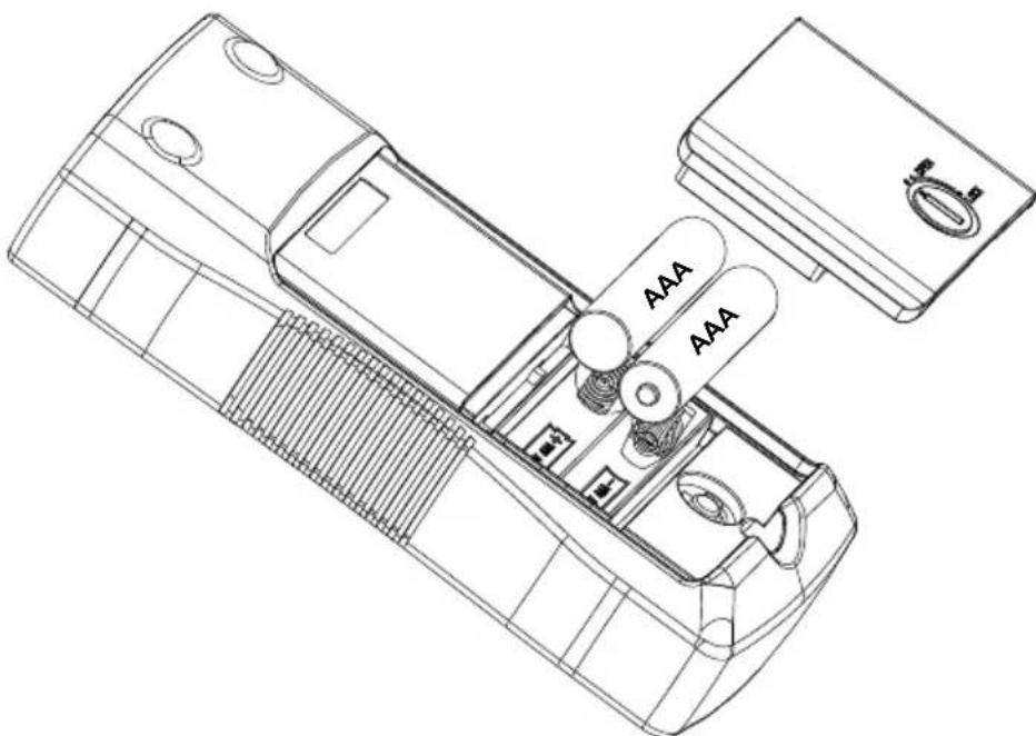 Amprobe ULD410 - Remplacement des piles de l'émetteur - 1