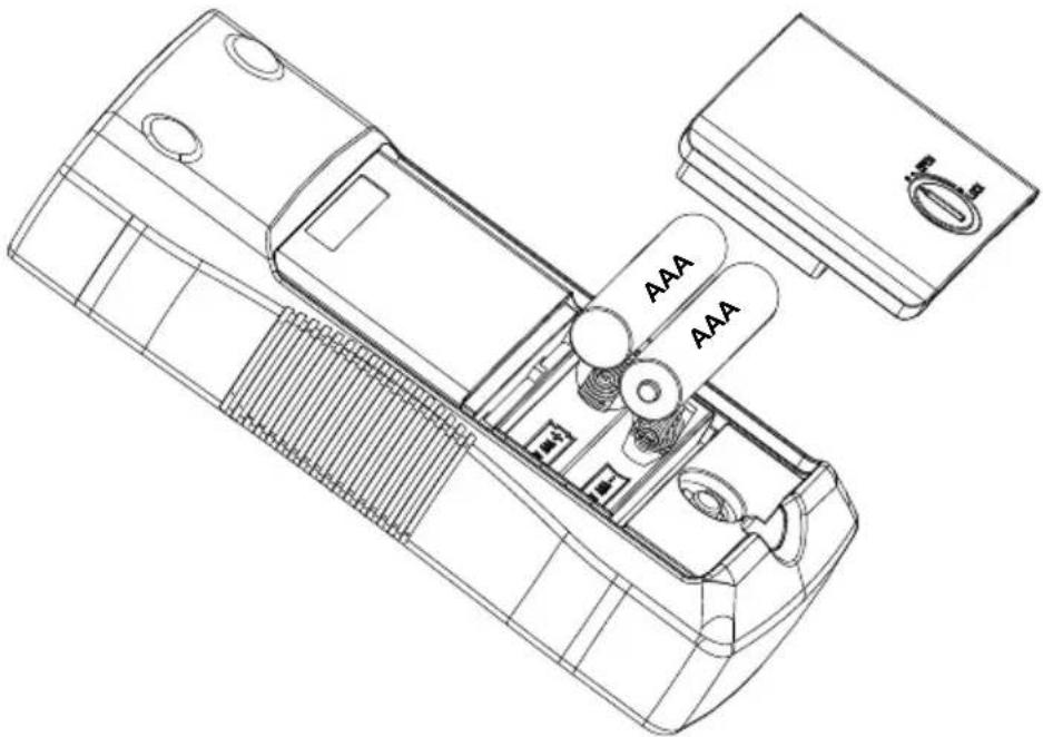 Amprobe ULD410 - 更换接收器电池 - 2