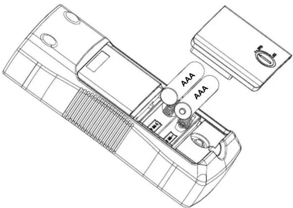 Amprobe ULD400T - 更换发送器电池 - 1