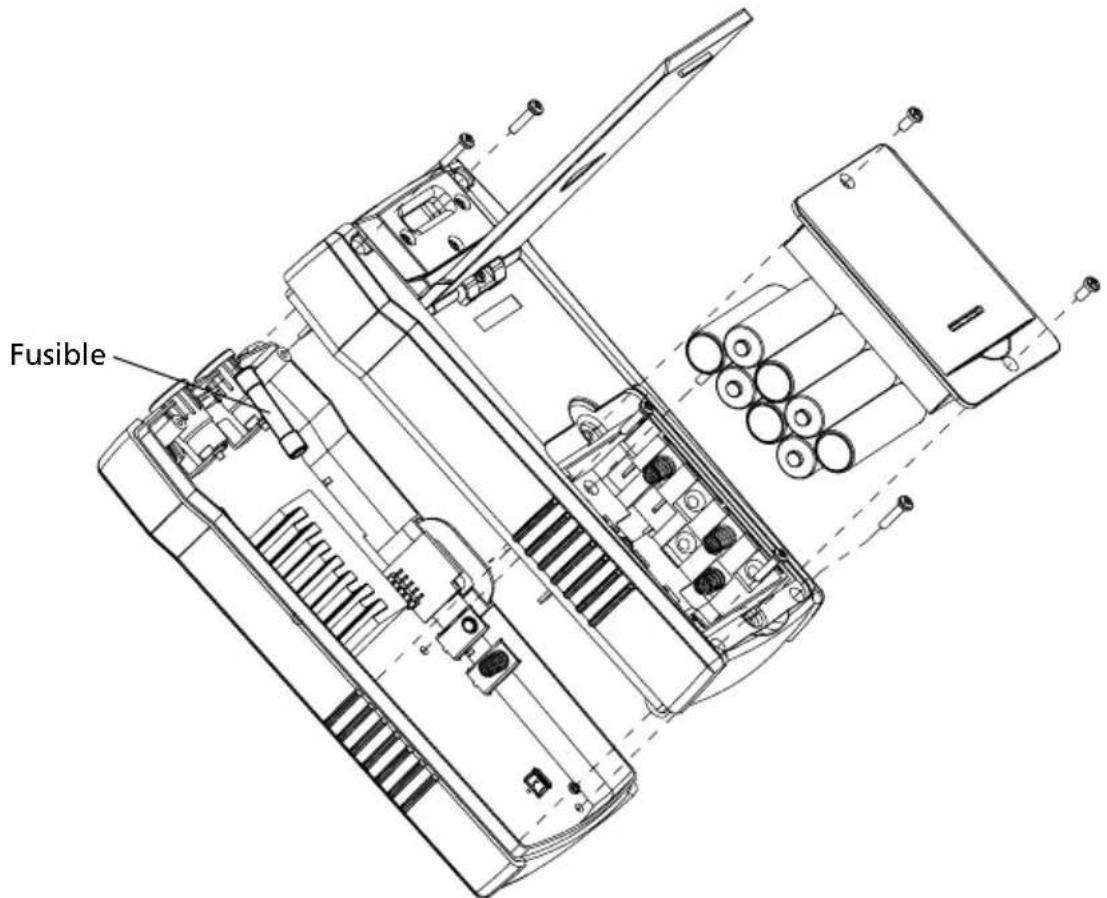 Amprobe AT8030 - Reemplazo del fusible del transmisor - 1