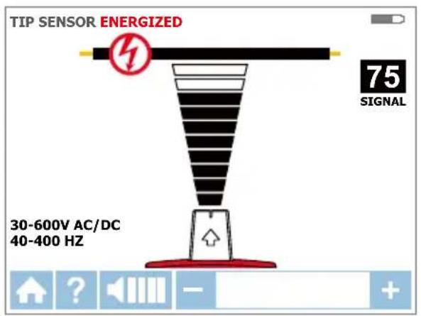 Amprobe AT8020 - Using AT-8000-R Receiver in Energized TIP SENSOR mode - 1