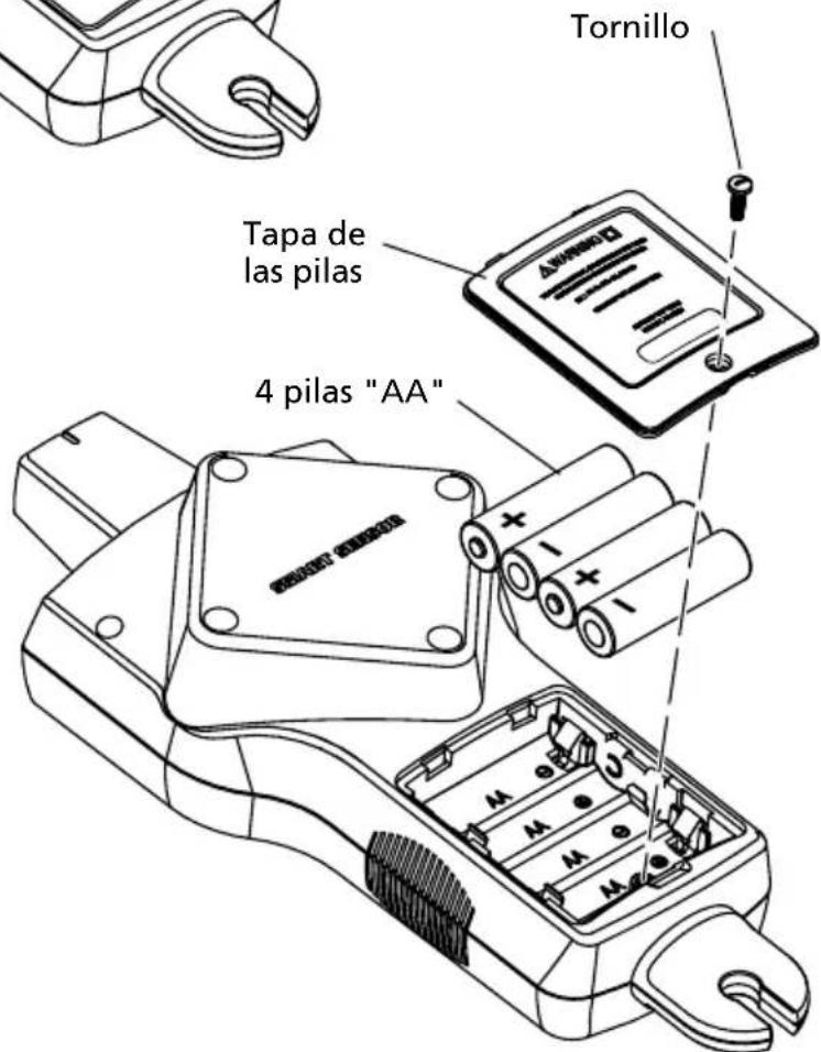 Amprobe AT8020 - Cambio de las pilas del receptor - 2