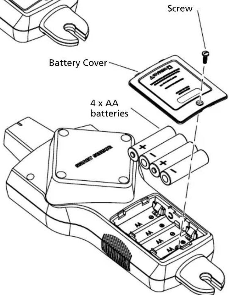 Amprobe AT8020 - Changing the Receiver Batteries - 2